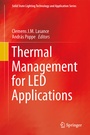 Cover: Thermal Management for LED Applications - Springer