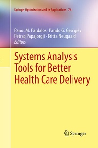 Enlarge image Cover: Systems Analysis Tools for Better Health Care Delivery - Springer