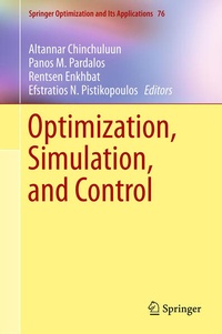 Enlarge image Cover: Optimization, Simulation, and Control - Springer