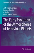 Cover: The Early Evolution of the Atmospheres of Terrestrial Planets - Springer