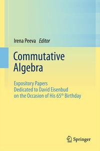Enlarge image Cover: Commutative Algebra - Springer