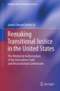Cover: Remaking Transitional Justice in the United States - Springer