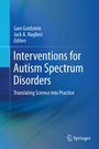 Cover: Interventions for Autism Spectrum Disorders - Springer