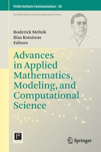 Enlarge image Cover: Advances in Applied Mathematics, Modeling, and Computational Science - Springer