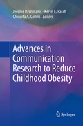 Cover: Advances in Communication Research to Reduce Childhood Obesity - Springer