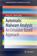 Cover: Automatic Malware Analysis - Springer