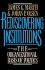 Cover: Rediscovering Institutions - Free Press