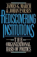 Cover: Rediscovering Institutions - Free Press