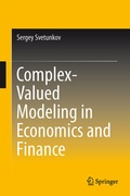 Cover: Complex-Valued Modeling in Economics and Finance - Springer