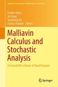 Enlarge image Cover: Malliavin Calculus and Stochastic Analysis - Springer