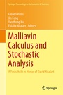 Cover: Malliavin Calculus and Stochastic Analysis - Springer