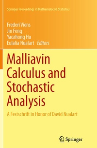 Enlarge image Cover: Malliavin Calculus and Stochastic Analysis - Springer