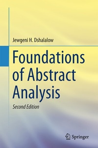 Abbildung von: Foundations of Abstract Analysis - Springer