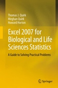 Bild: Excel 2007 for Biological and Life Sciences Statistics - Springer