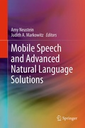 Cover: Mobile Speech and Advanced Natural Language Solutions - Springer