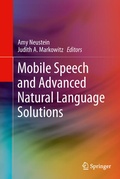 Cover: Mobile Speech and Advanced Natural Language Solutions - Springer