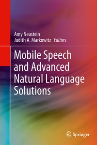 Abbildung von: Mobile Speech and Advanced Natural Language Solutions - Springer