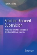 Cover: Solution-Focused Supervision - Springer
