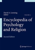 Cover: Encyclopedia of Psychology and Religion - Springer