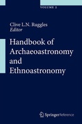 Cover: Handbook of Archaeoastronomy and Ethnoastronomy - Springer