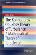 Cover: The Kolmogorov-Obukhov Theory of Turbulence - Springer