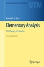 Cover: Elementary Analysis - Springer