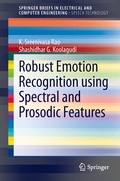 Cover: Robust Emotion Recognition using Spectral and Prosodic Features - Springer