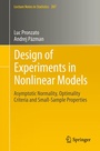 Cover: Design of Experiments in Nonlinear Models - Springer