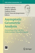 Cover: Asymptotic Geometric Analysis - Springer