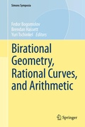 Cover: Birational Geometry, Rational Curves, and Arithmetic - Springer