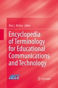 Cover: Encyclopedia of Terminology for Educational Communications and Technology - Springer