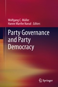 Cover: Party Governance and Party Democracy - Springer