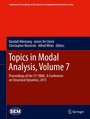 Cover: Topics in Modal Analysis, Volume 7 - Springer