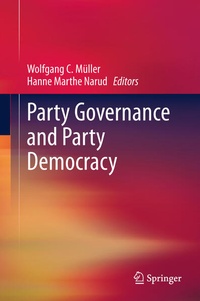 Enlarge image Cover: Party Governance and Party Democracy - Springer