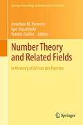 Cover: Number Theory and Related Fields - Springer