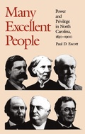 Cover: Many Excellent People - The University of North Carolina Press