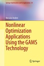 Cover: Nonlinear Optimization Applications Using the GAMS Technology - Springer