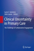 Cover: Clinical Uncertainty in Primary Care - Springer