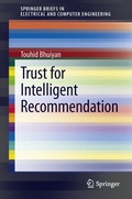 Cover: Trust for Intelligent Recommendation - Springer