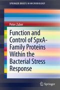 Cover: Function and Control of the Spx-Family of Proteins Within the Bacterial Stress Response - Springer