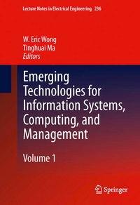 Enlarge image Cover: Emerging Technologies for Information Systems, Computing, and Management - Springer