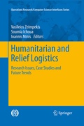Cover: Humanitarian and Relief Logistics - Springer