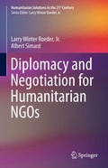 Cover: Diplomacy and Negotiation for Humanitarian NGOs - Springer