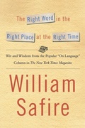Cover: The Right Word in the Right Place at the Right Time - Pocket Books