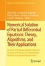 Cover: Numerical Solution of Partial Differential Equations: Theory, Algorithms, and Their Applications - Springer