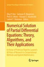 Cover: Numerical Solution of Partial Differential Equations: Theory, Algorithms, and Their Applications - Springer