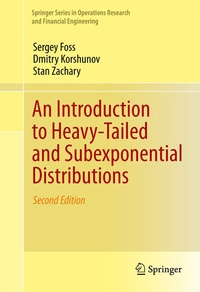 Enlarge image Cover: An Introduction to Heavy-Tailed and Subexponential Distributions - Springer