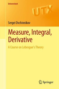 Abbildung von: Measure, Integral, Derivative - Springer
