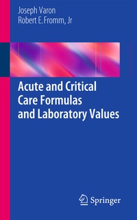 Abbildung von: Acute and Critical Care Formulas and Laboratory Values - Springer