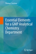 Cover: Essential Elements for a GMP Analytical Chemistry Department - Springer